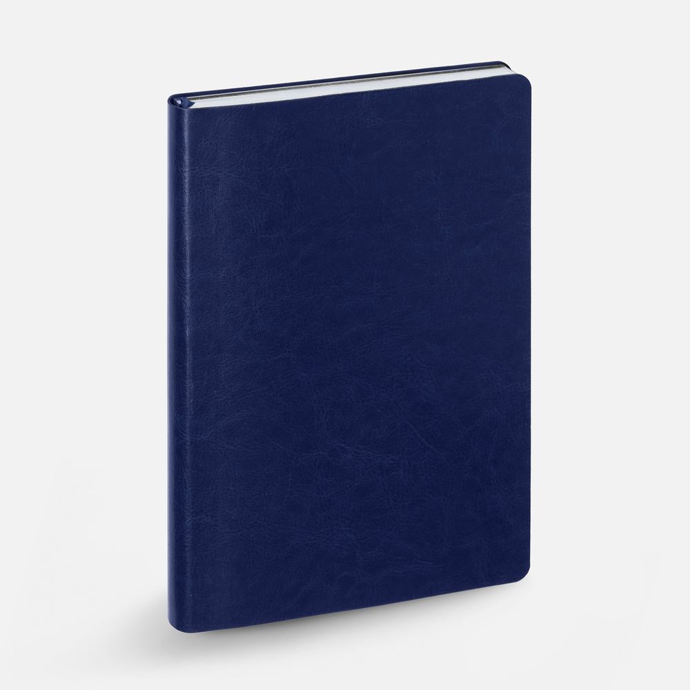 Ежедневник Nebraska Flex, недатированный, синий с серебром — изображение 3