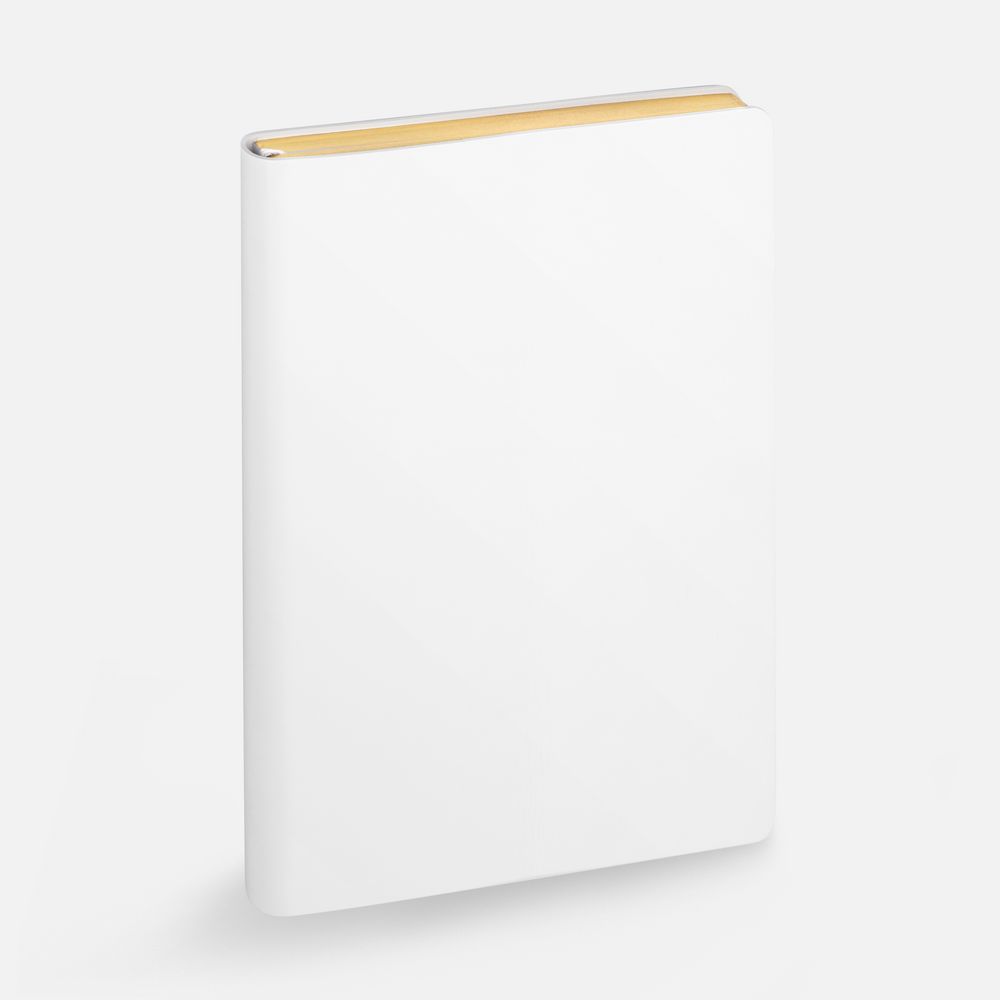 Ежедневник Nebraska Flex, недатированный, белый с золотистым — изображение 3