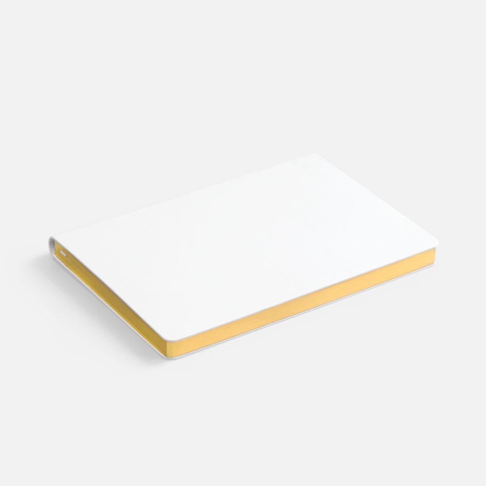 Ежедневник Nebraska Flex, недатированный, белый с золотистым — изображение 4