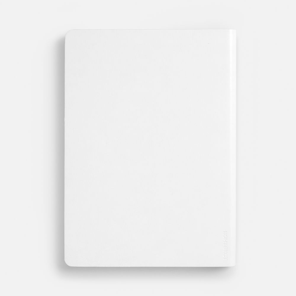 Ежедневник Nebraska Flex, недатированный, белый с серебристым — изображение 6