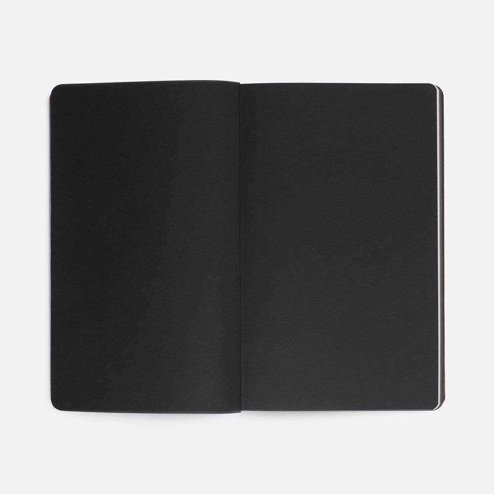 Ежедневник Trait, недатированный, черный с голубым — изображение 7