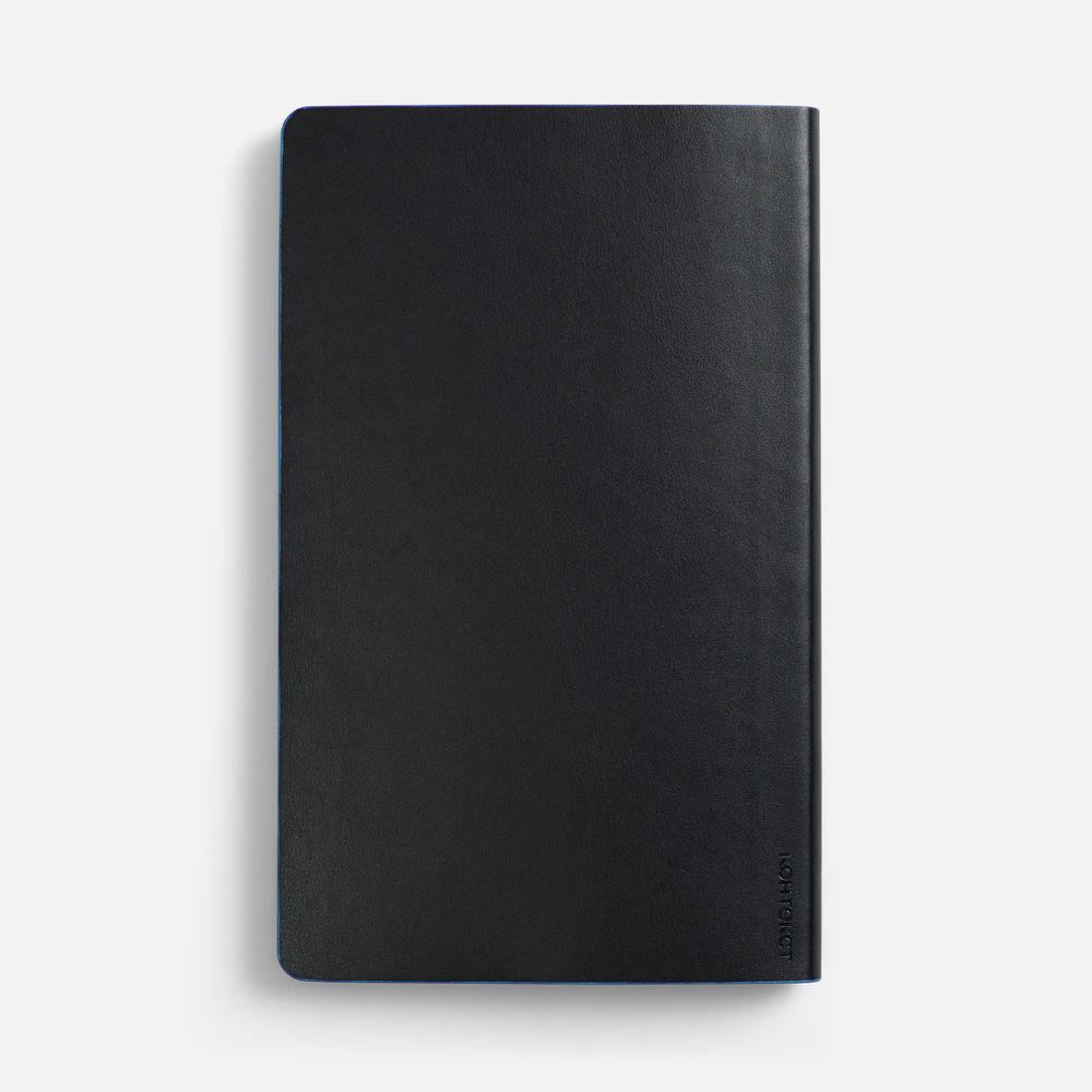 Ежедневник Trait, недатированный, черный с голубым — изображение 6