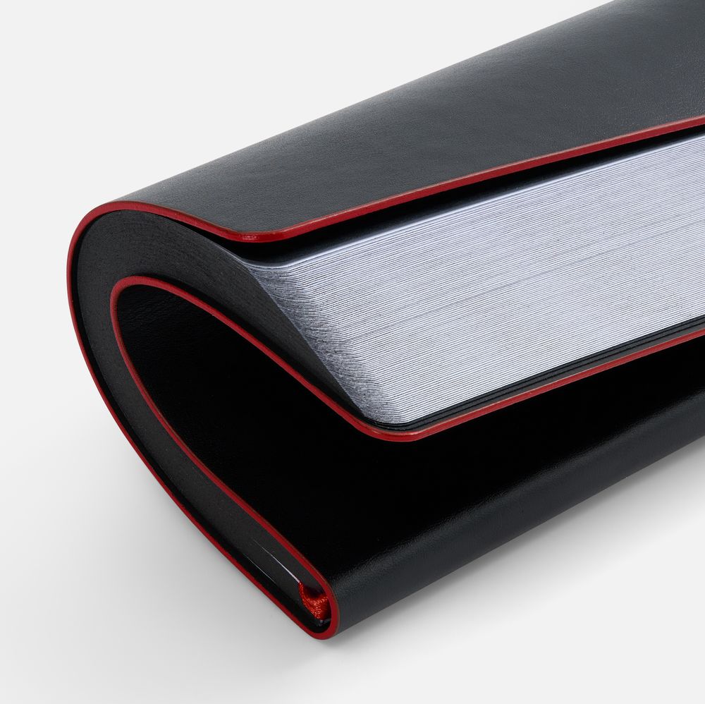 Ежедневник Trait, недатированный, черный с красным — изображение 10