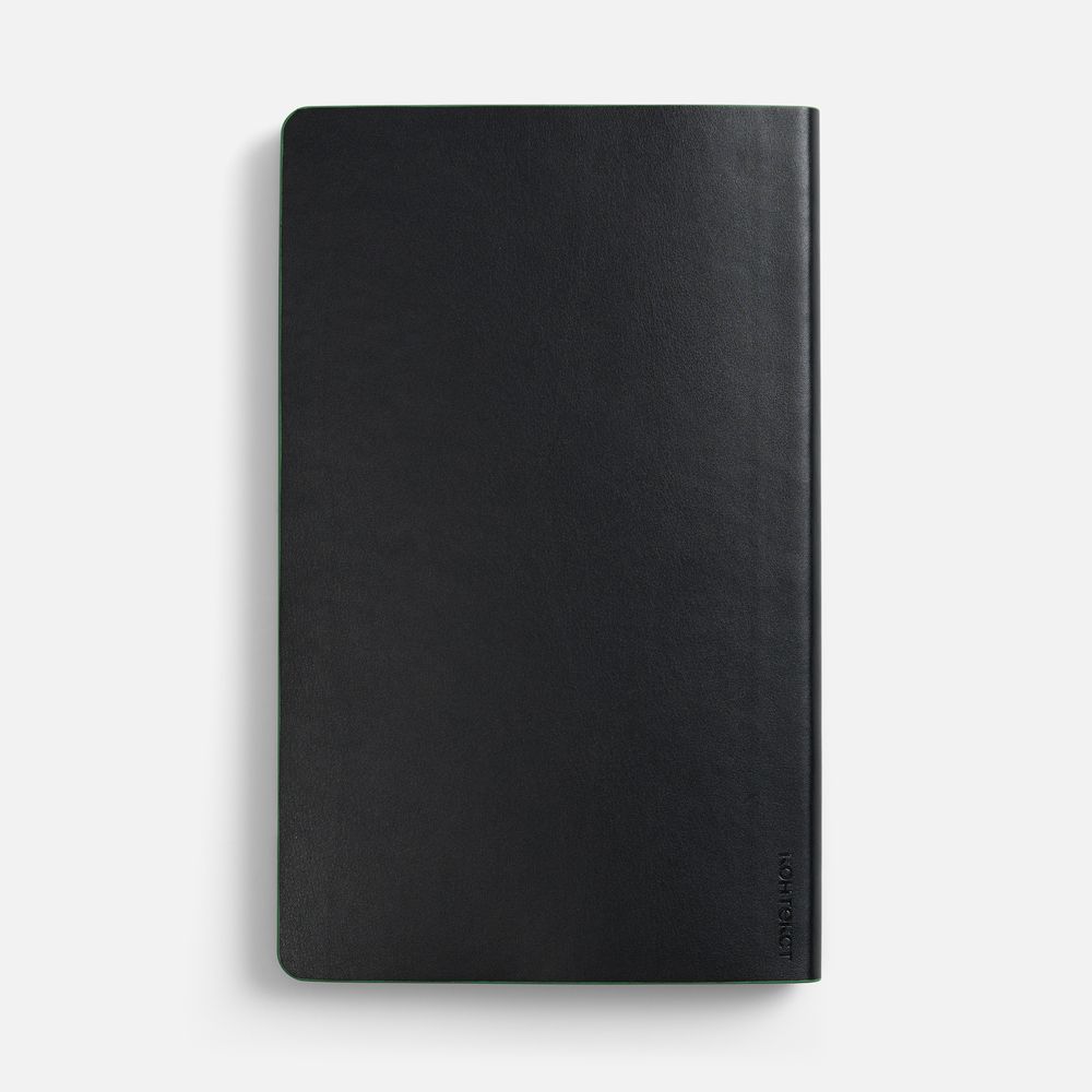 Ежедневник Trait, недатированный, черный с зеленым — изображение 6