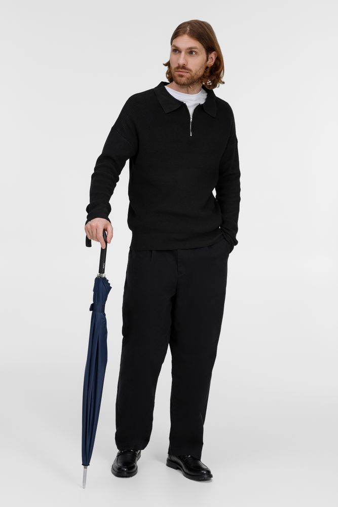 Зонт-трость Hit Golf, темно-синий — изображение 9