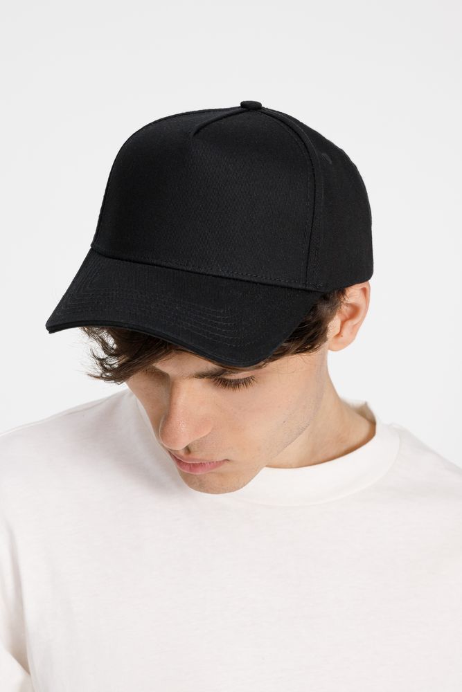 Бейсболка C1, черная — изображение 6