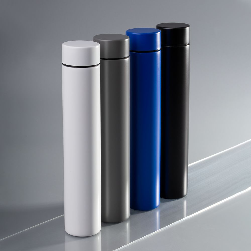 Термобутылка Metropolis, серая — изображение 12