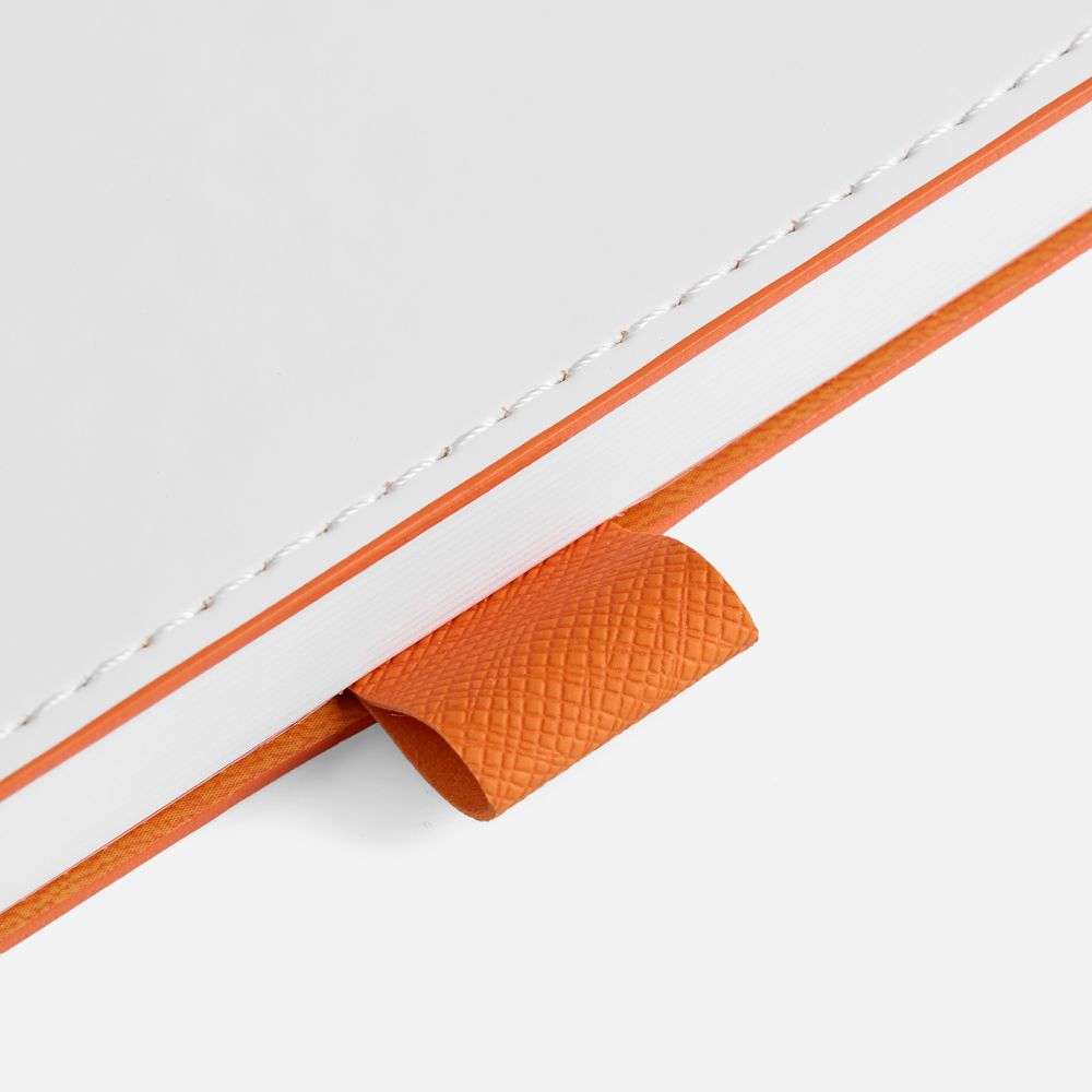 Ежедневник White Shall, недатированный, бело-оранжевый — изображение 6