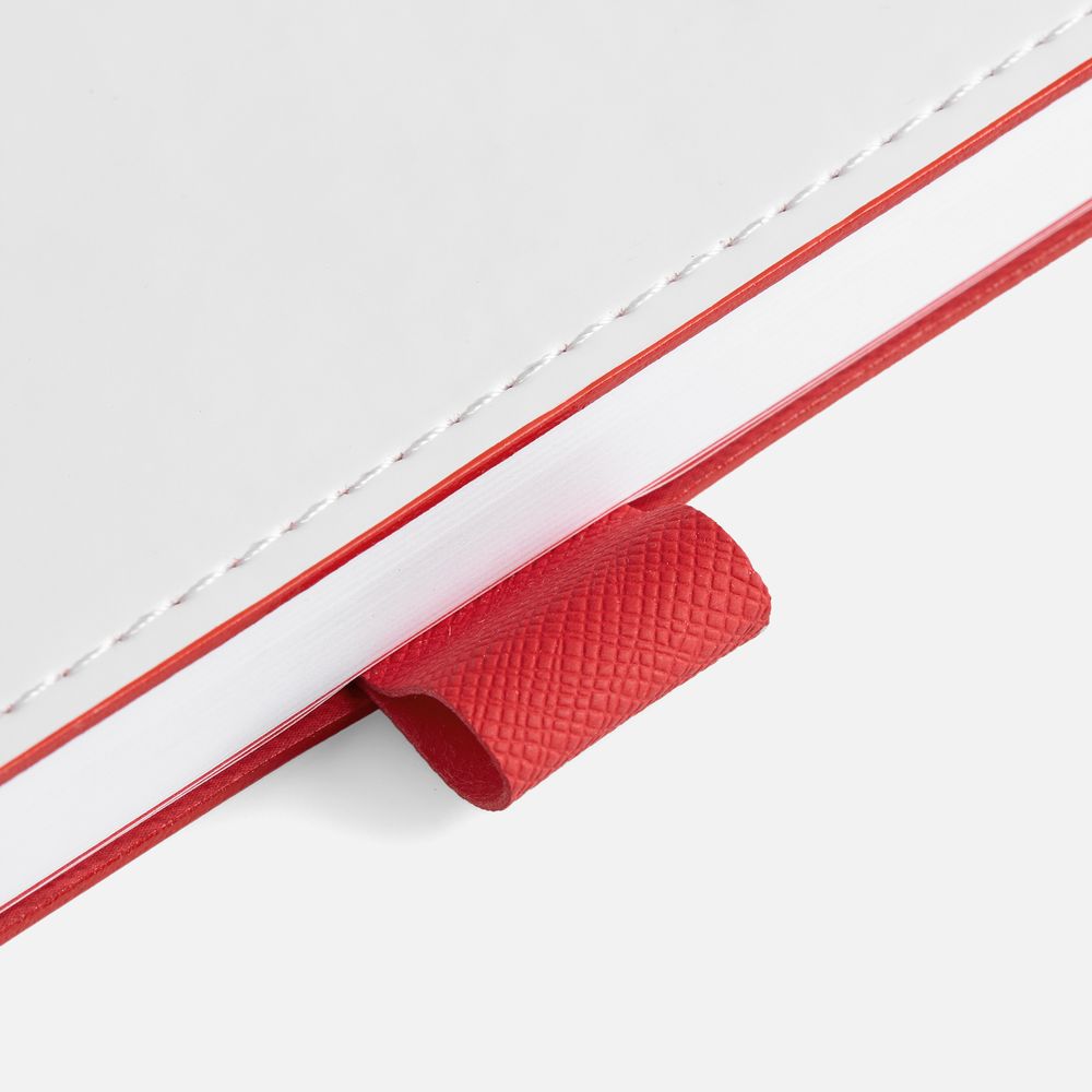 Ежедневник White Shall, недатированный, бело-красный — изображение 6