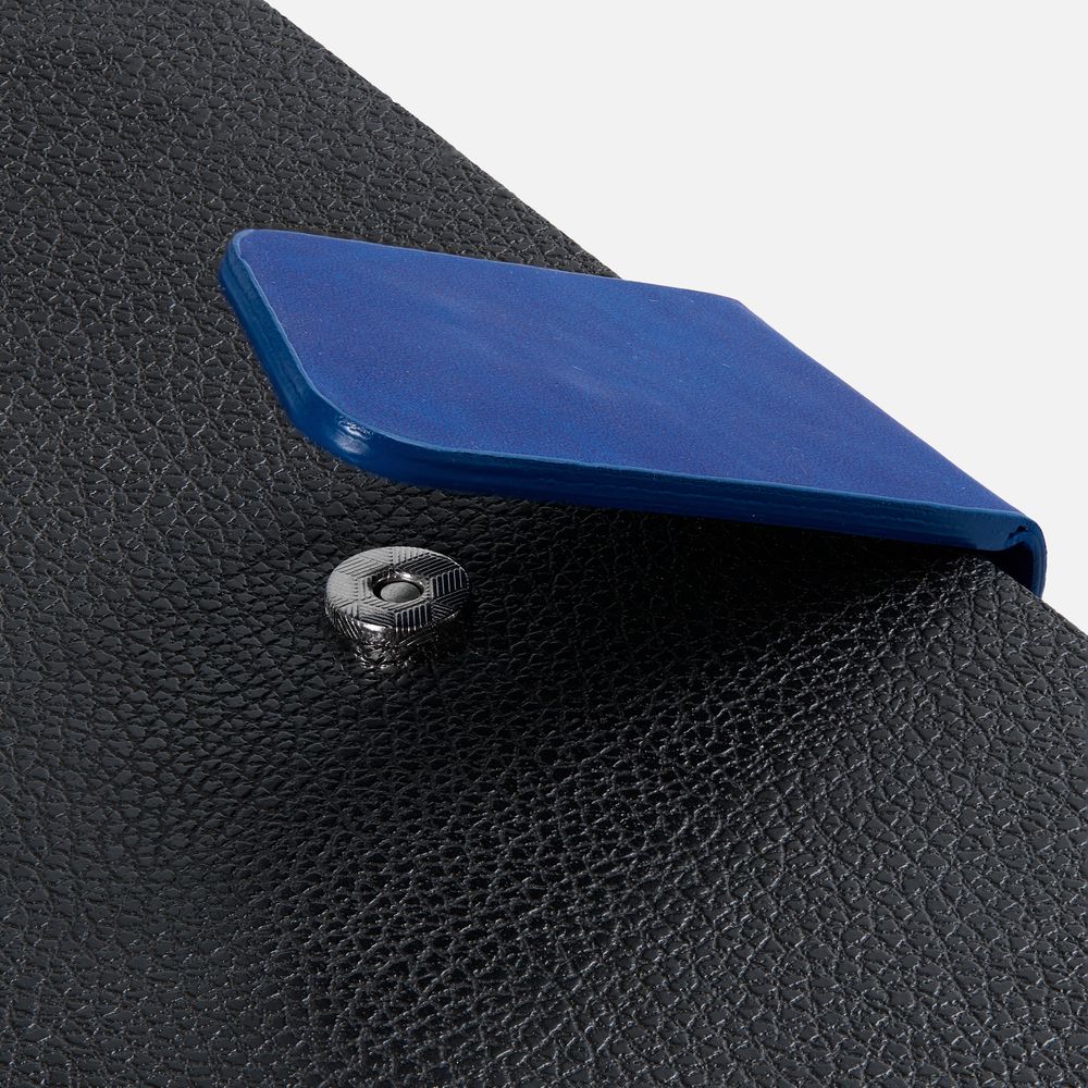 Ежедневник Boom, недатированный, черный с ярко-синий — изображение 7