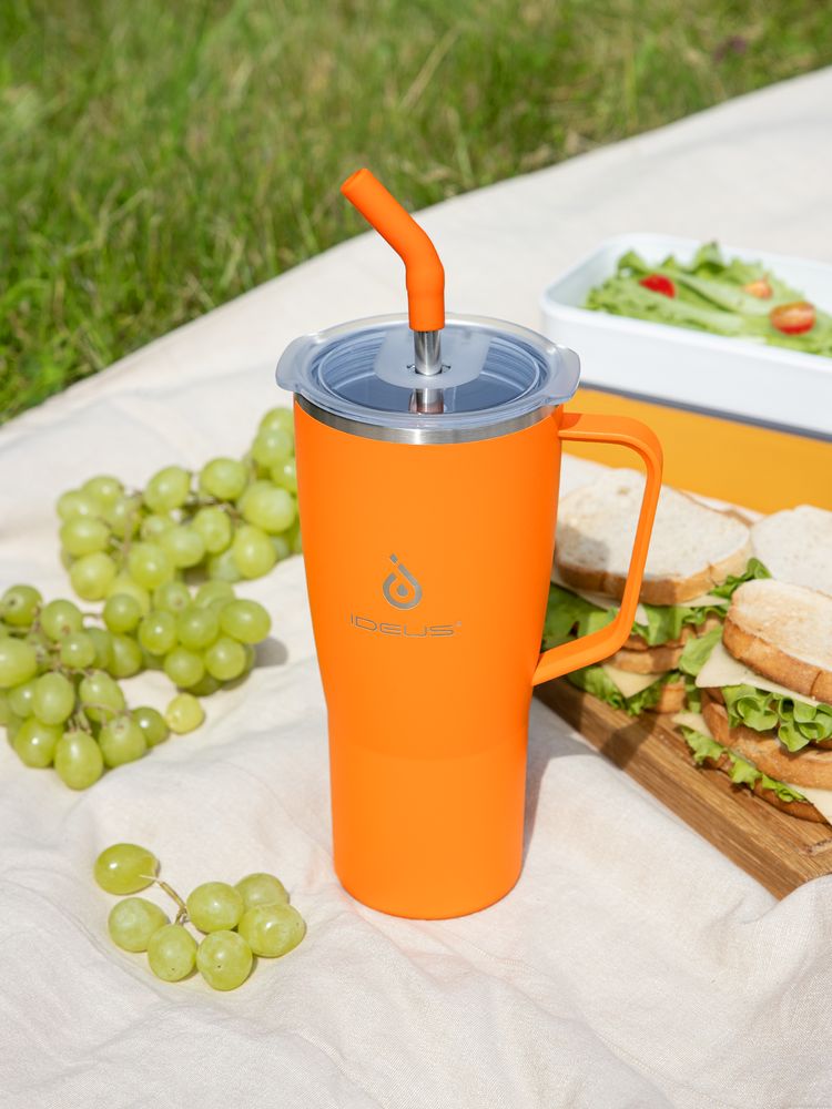 Термостакан Kasumigaoka, оранжевый — изображение 16