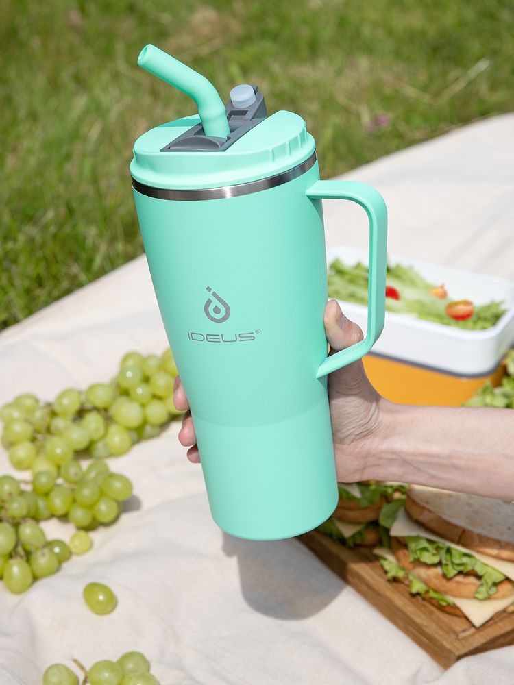 Термостакан Kasumigaoka, бирюзовый — изображение 16