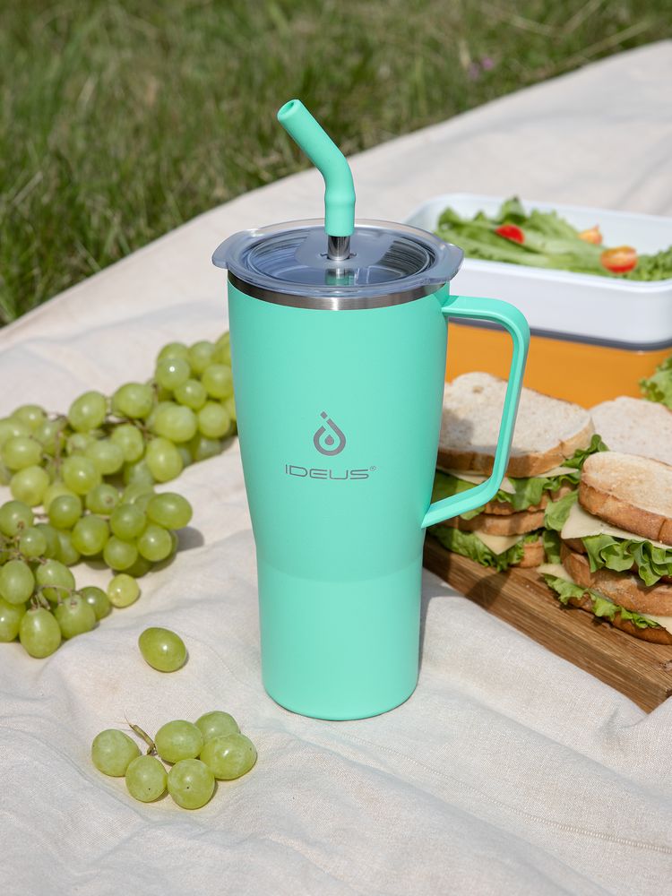 Термостакан Kasumigaoka, бирюзовый — изображение 18