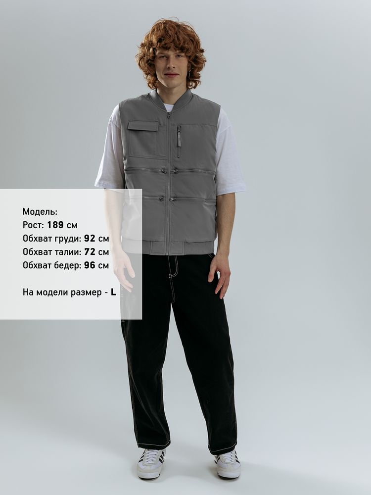 Жилет Hard Work, серый — изображение 5