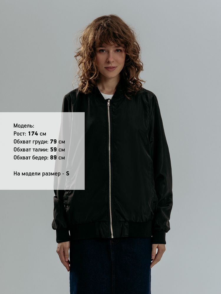 Бомбер Wigton, черный — изображение 9