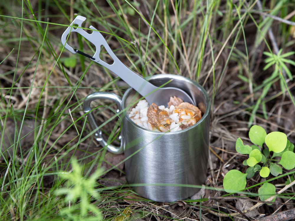 Походный столовый прибор Twin Win, стальной — изображение 7