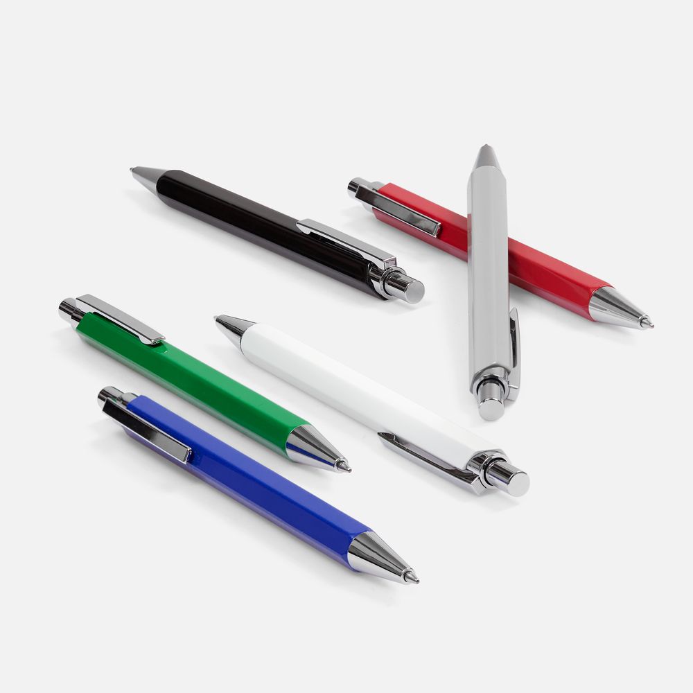 Ручка шариковая Alumno, белая — изображение 6