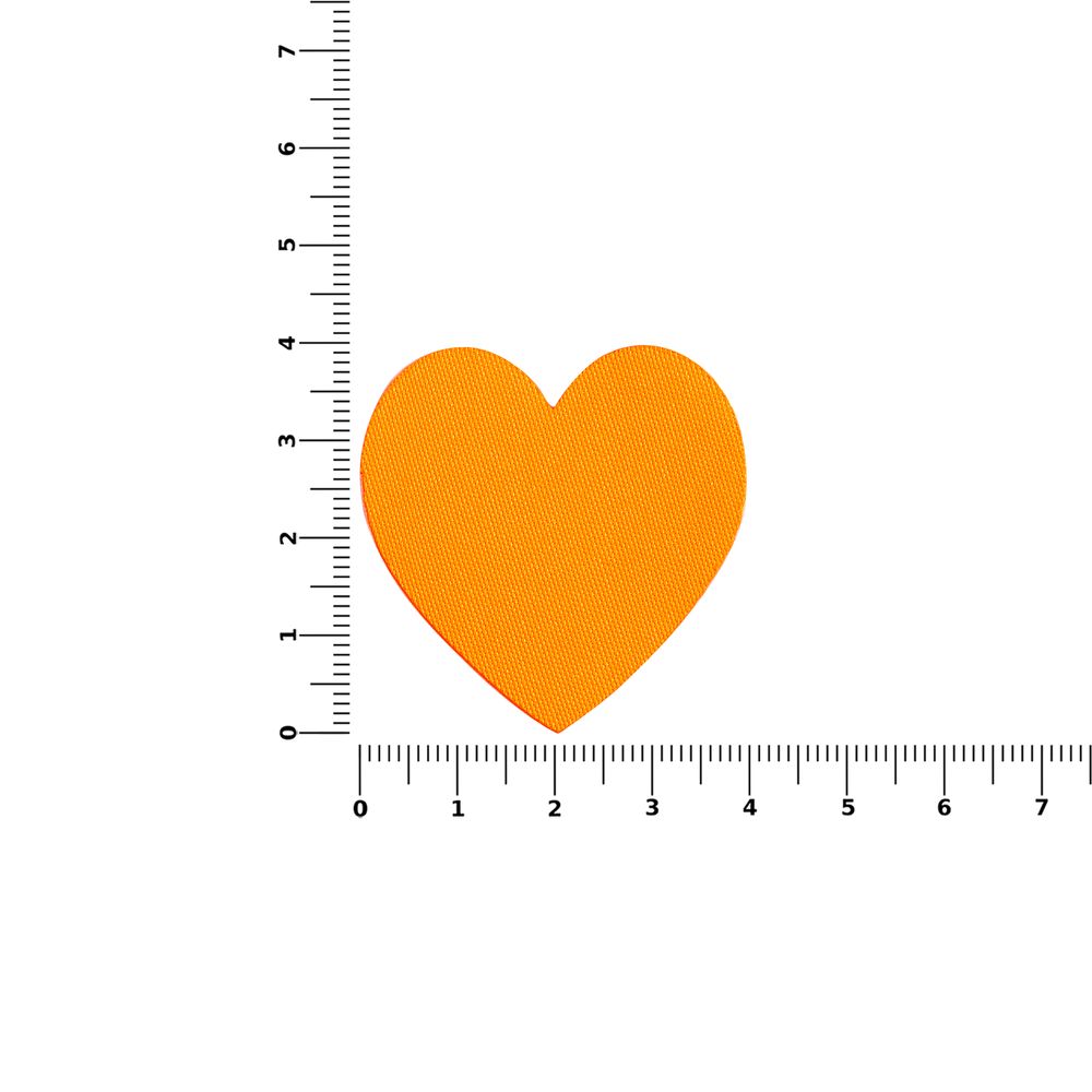 Наклейка тканевая Lunga Cor, M, оранжевый неон — изображение 3