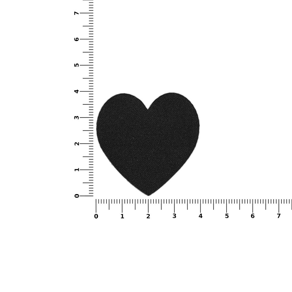 Наклейка тканевая Lunga Cor, M, черная — изображение 3