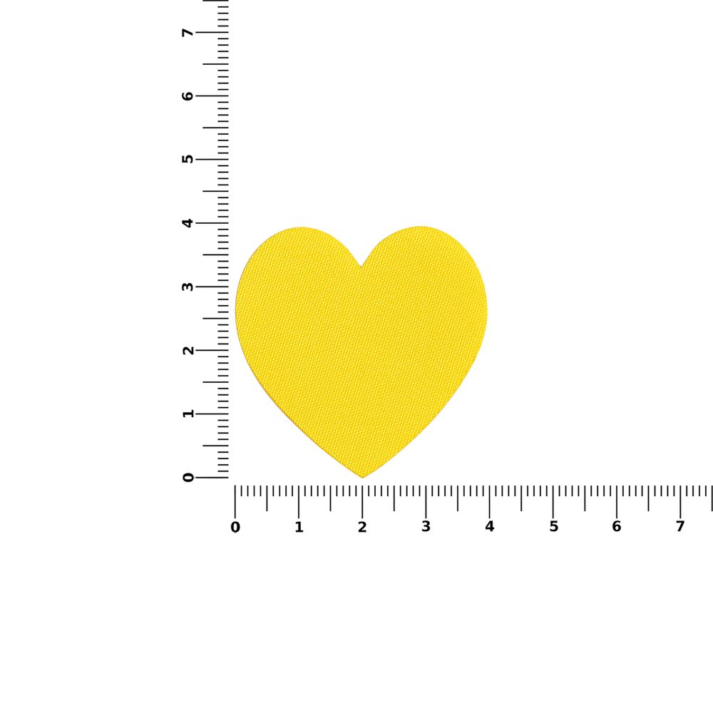 Наклейка тканевая Lunga Cor, M, желтая — изображение 3