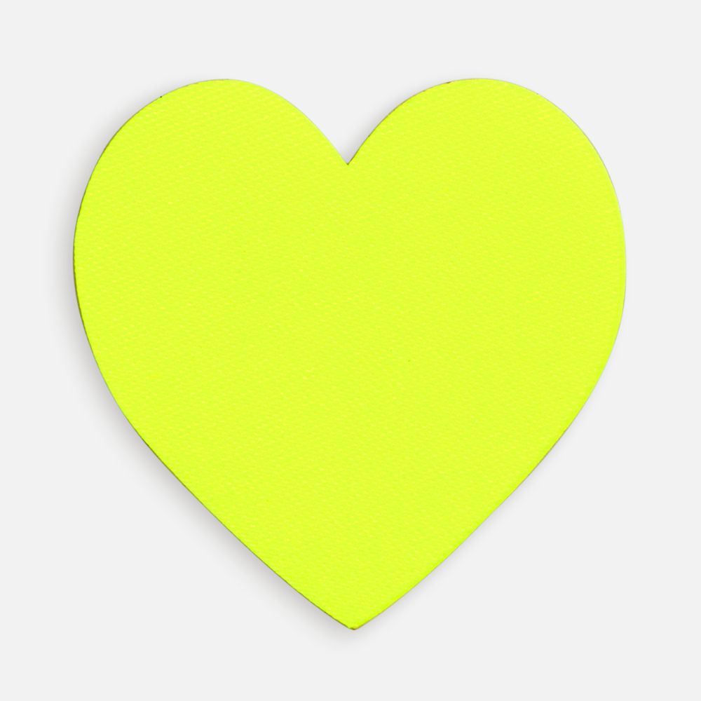 Наклейка тканевая Lunga Cor, M, желтый неон