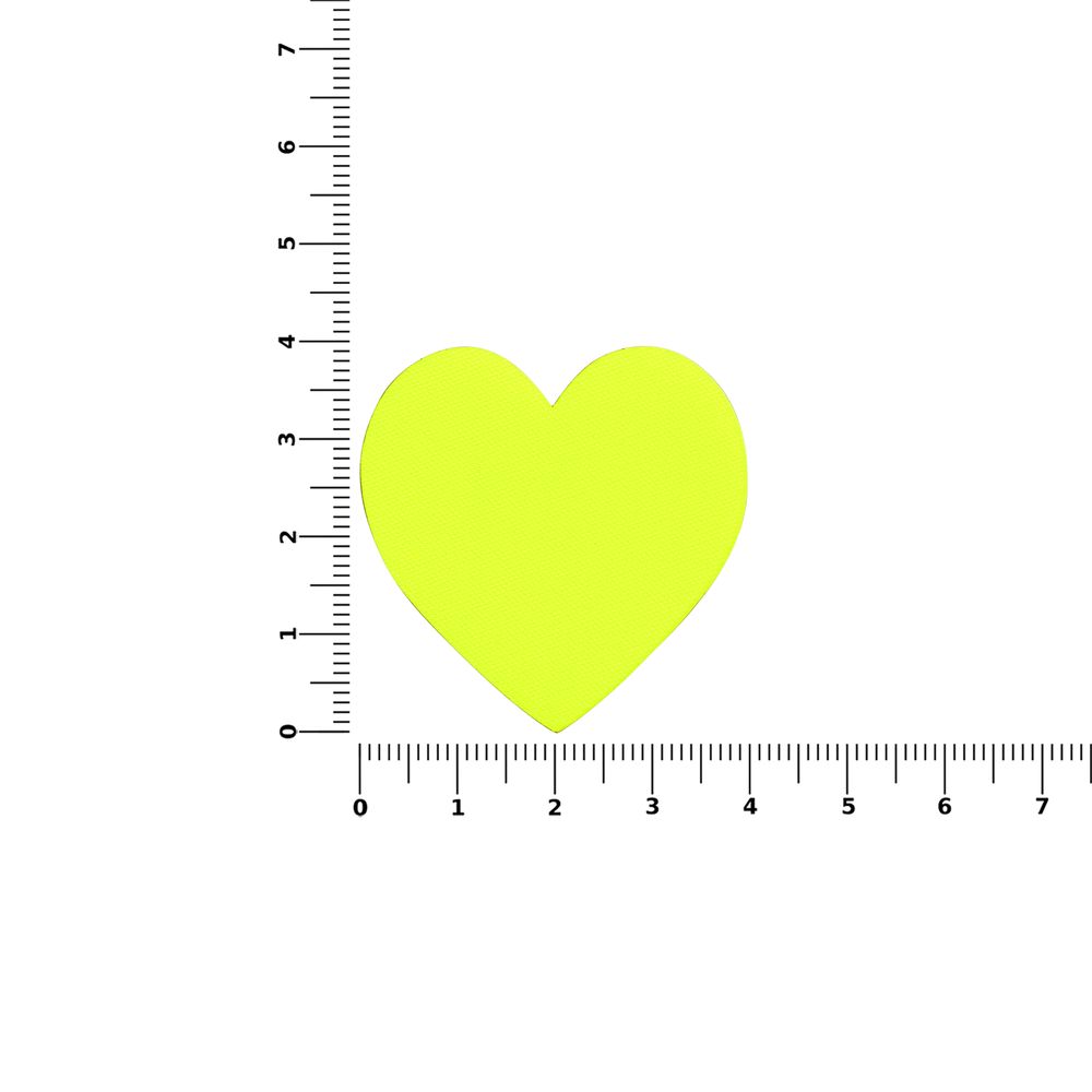 Наклейка тканевая Lunga Cor, M, желтый неон — изображение 3