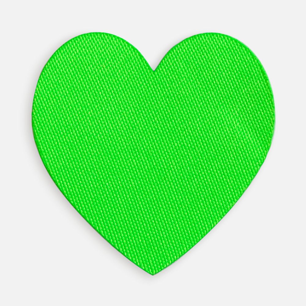 Наклейка тканевая Lunga Cor, M, зеленый неон