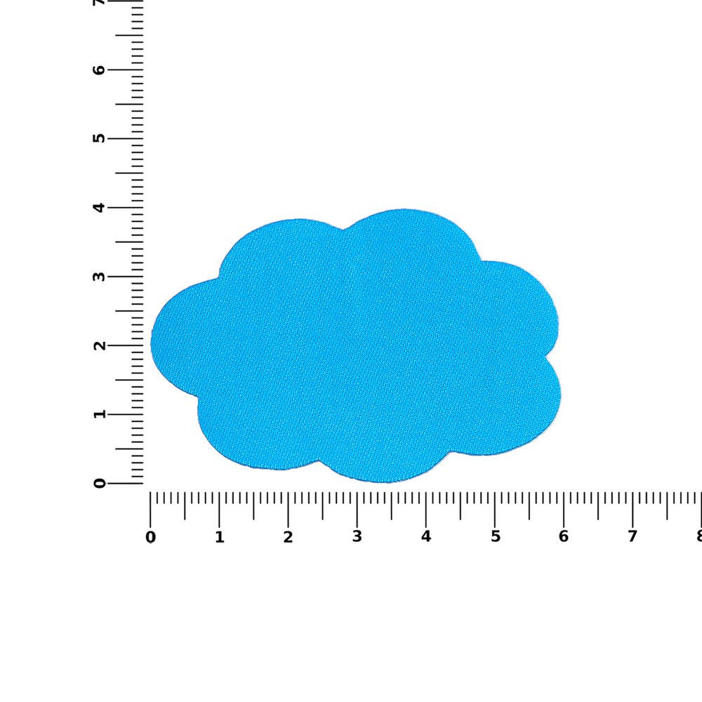 Наклейка тканевая Lunga Calum, L, голубая — изображение 3