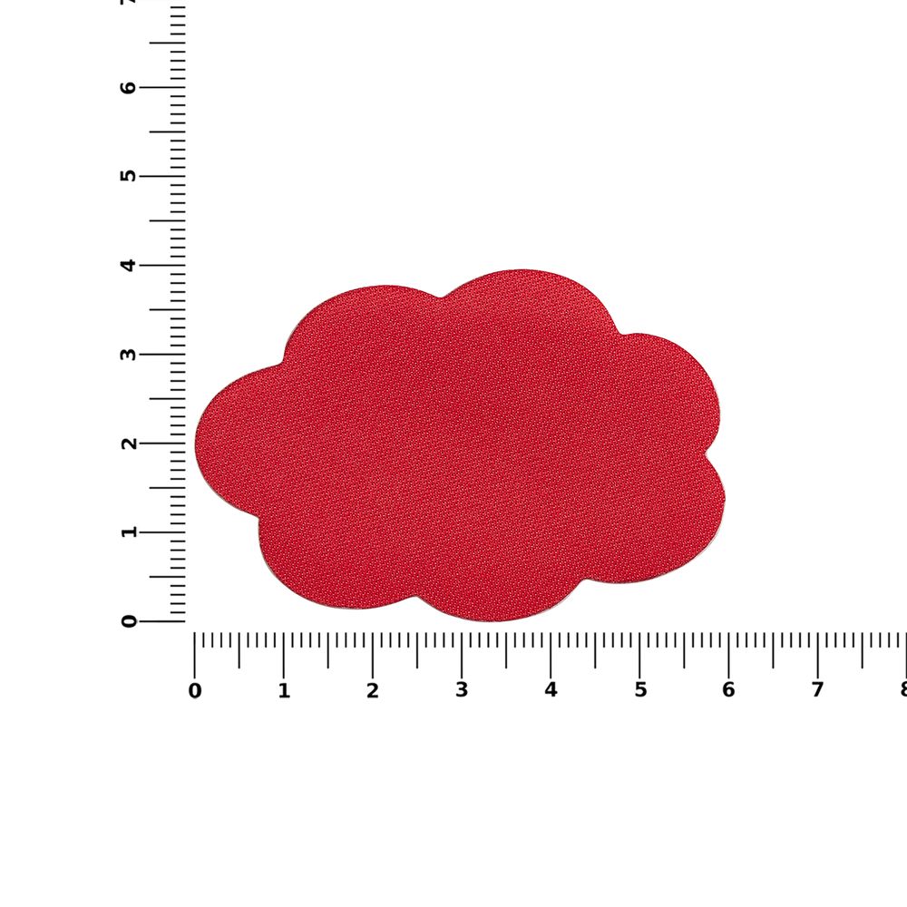 Наклейка тканевая Lunga Calum, L, красная — изображение 3