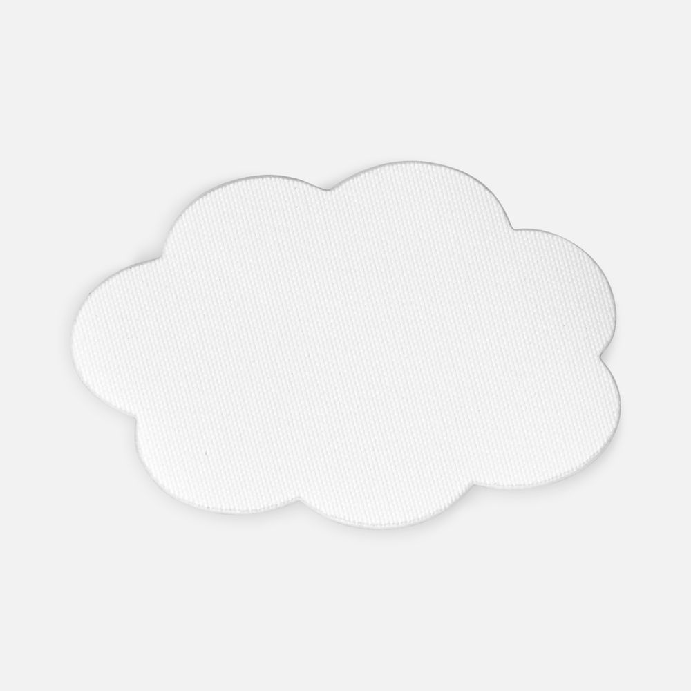 Наклейка тканевая Lunga Calum, L, белая