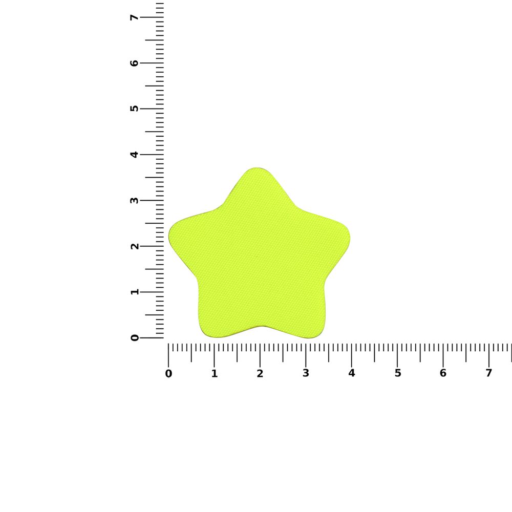 Наклейка тканевая Lunga Bial, M, желтый неон — изображение 3