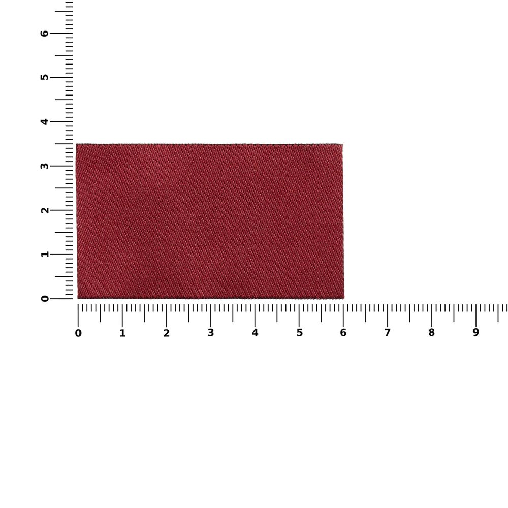 Лейбл тканевый Epsilon, M, бордовый — изображение 4