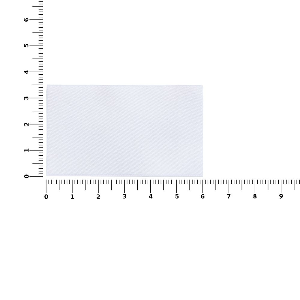 Лейбл тканевый Epsilon, M, белый — изображение 4