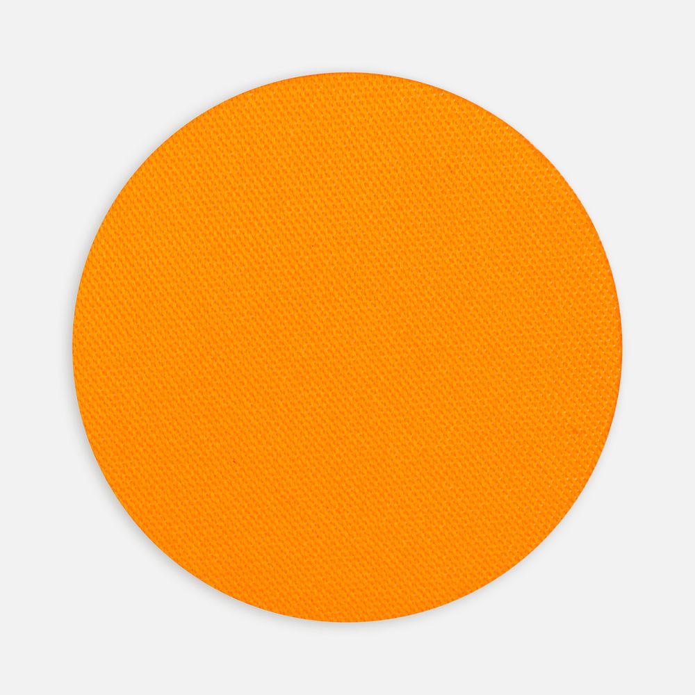 Наклейка тканевая Lunga Round, M, оранжевый неон