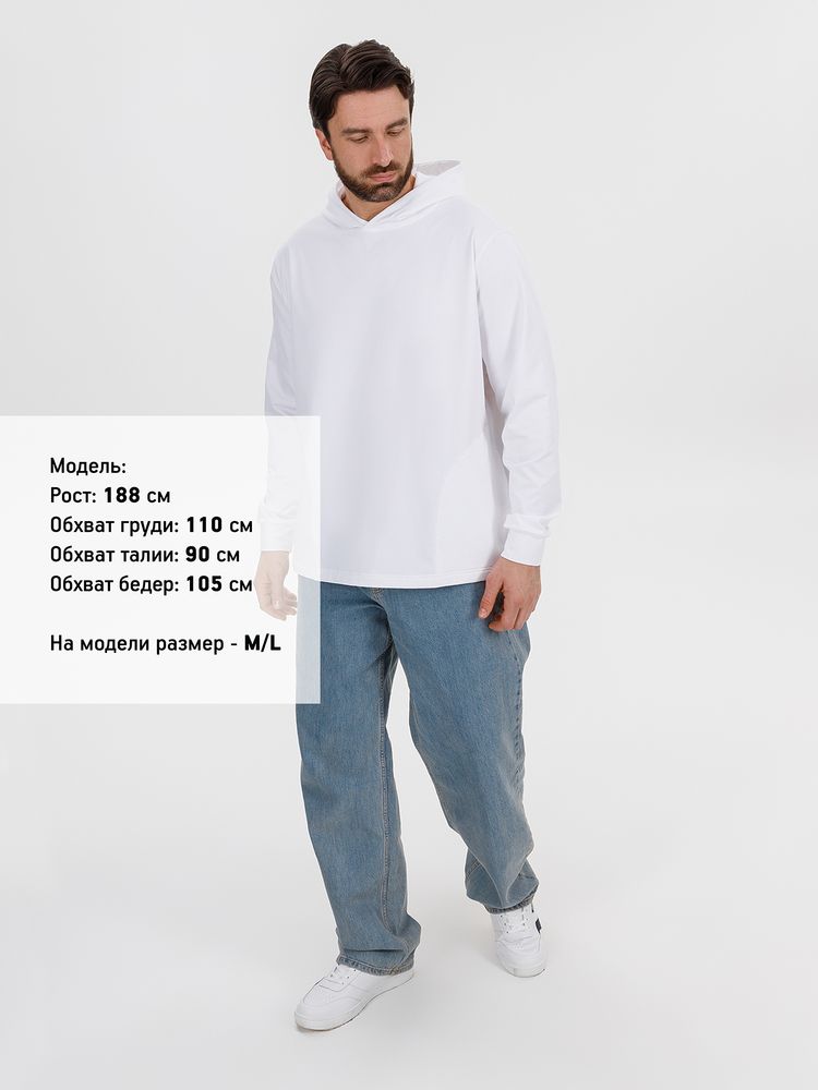 Худи унисекс Morfiss, белое — изображение 12