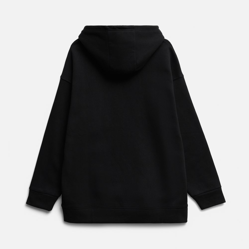 Худи оверсайз унисекс Snuggie, черное — изображение 4