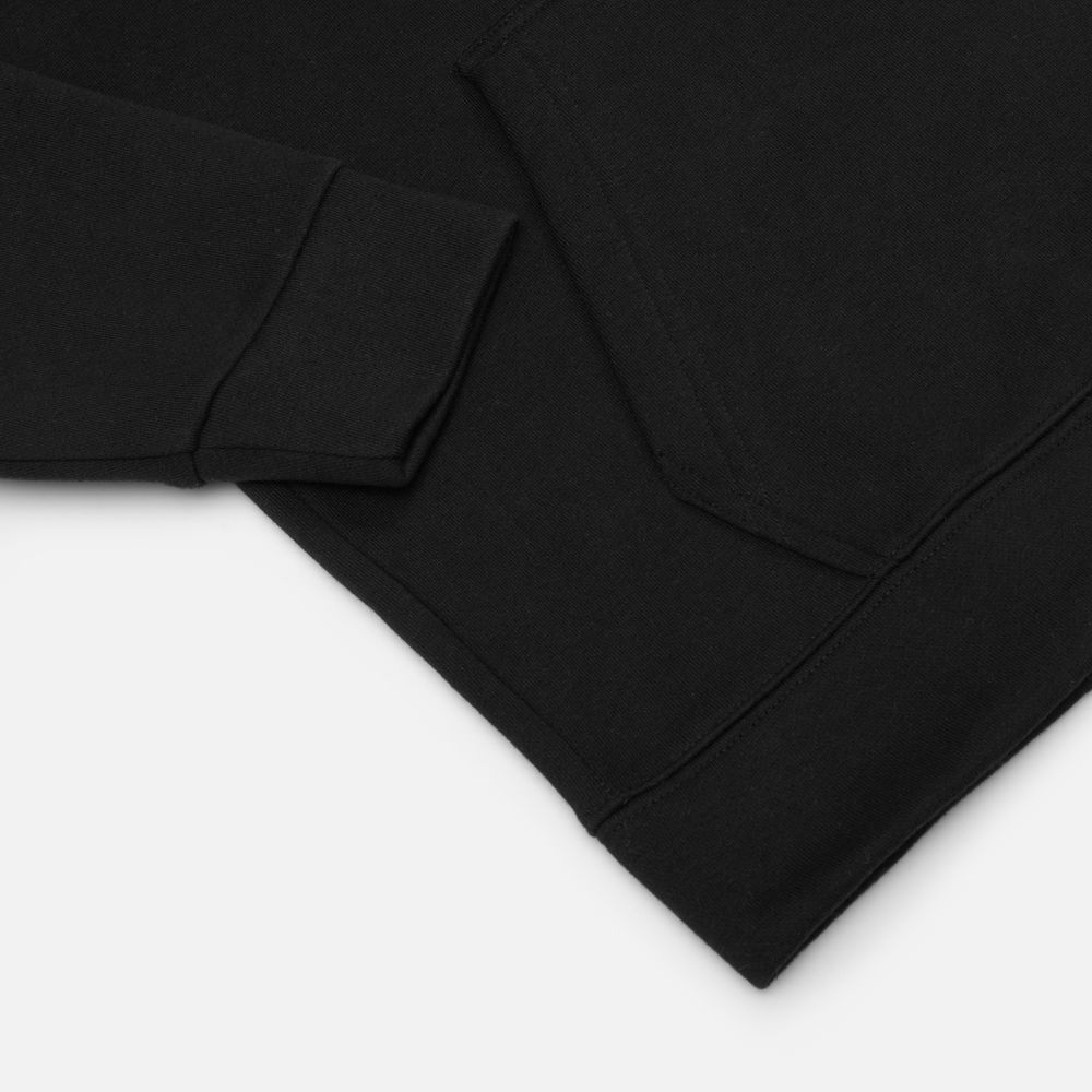 Худи оверсайз унисекс Snuggie, черное — изображение 5