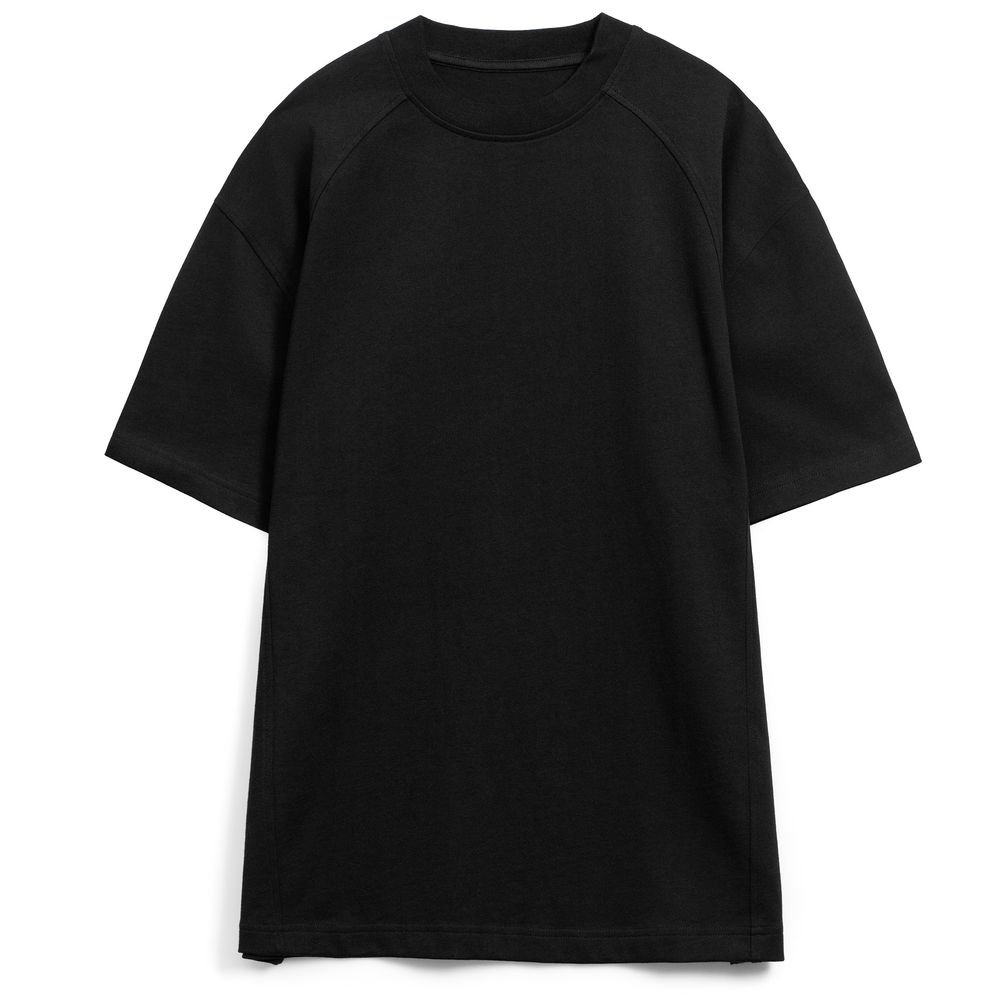 Футболка оверсайз унисекс Sideline, черная — изображение 3