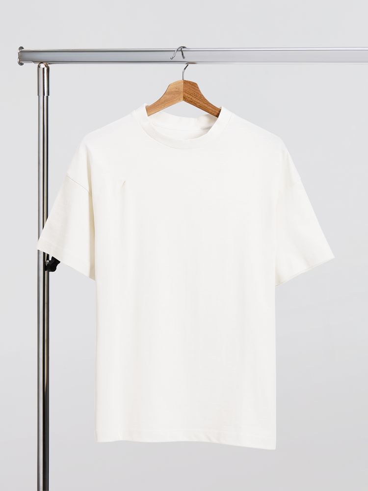 Футболка оверсайз унисекс Sinkopa, молочно-белая — изображение 3