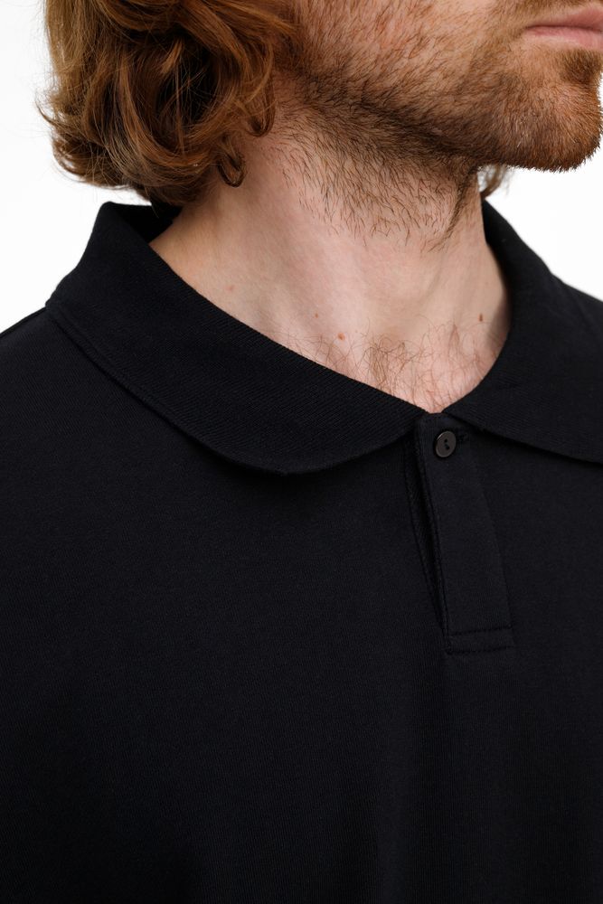 Свитшот оверсайз унисекс S6, черный — изображение 6