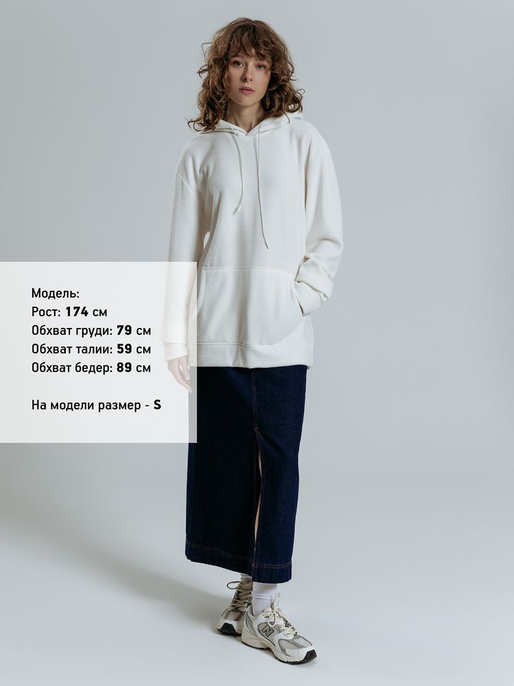 Худи унисекс Prima Vista, белое — изображение 6
