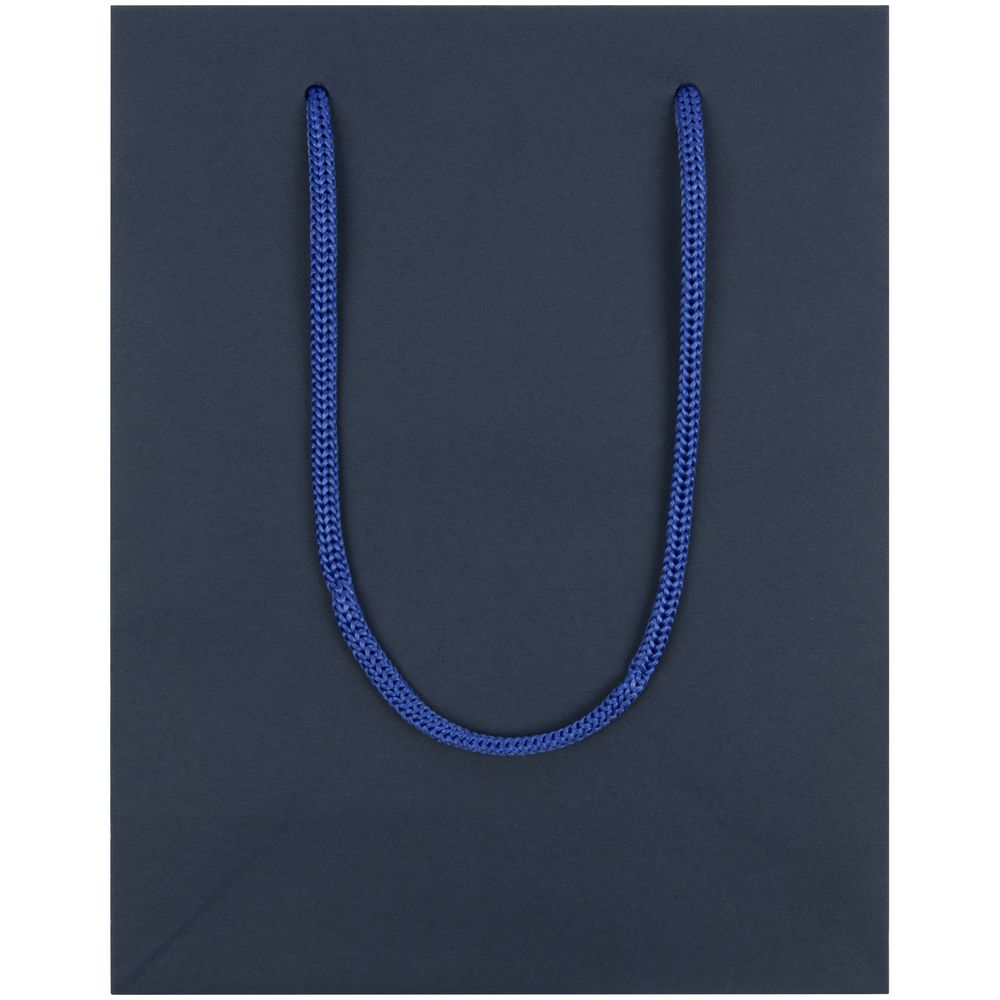 Пакет бумажный Vid S, синий — изображение 3