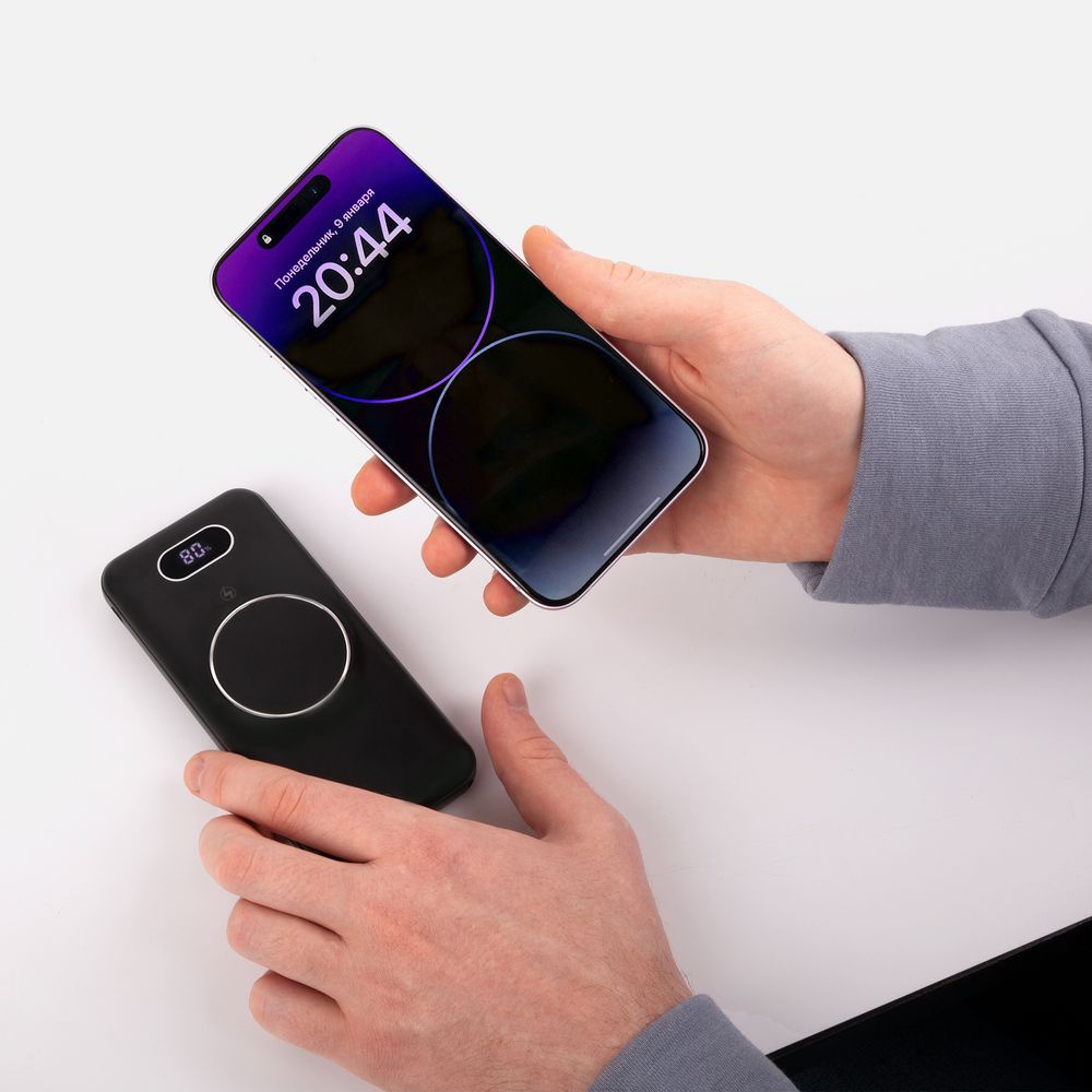 Аккумулятор Omni Qi 10000 мАч, ver.2, черный — изображение 9