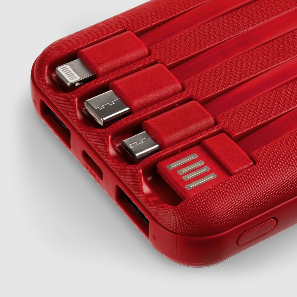 Аккумулятор Omni Qi 10000 мАч, ver.2, красный — изображение 6