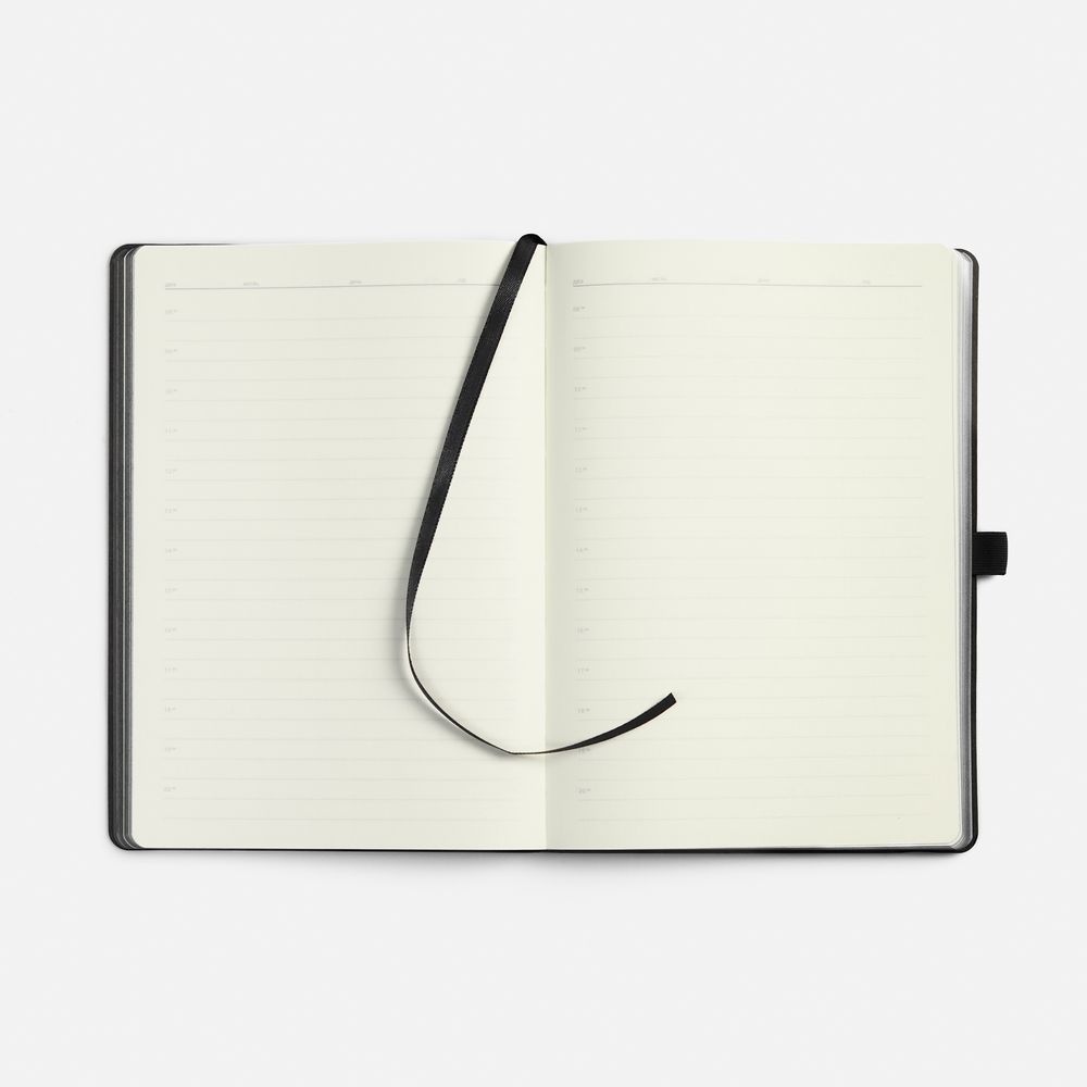 Ежедневник Peel Flex, недатированный, черный — изображение 10