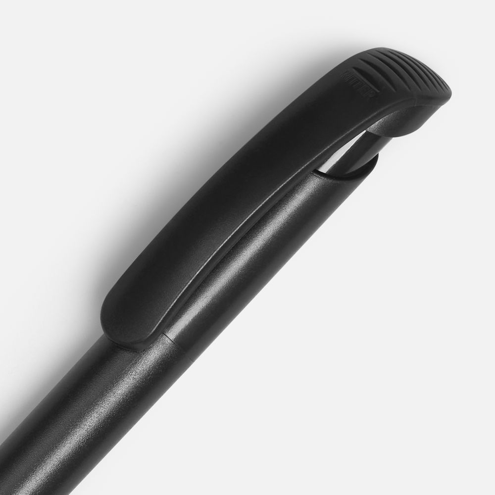 Ручка шариковая Clear Solid, черная — изображение 4