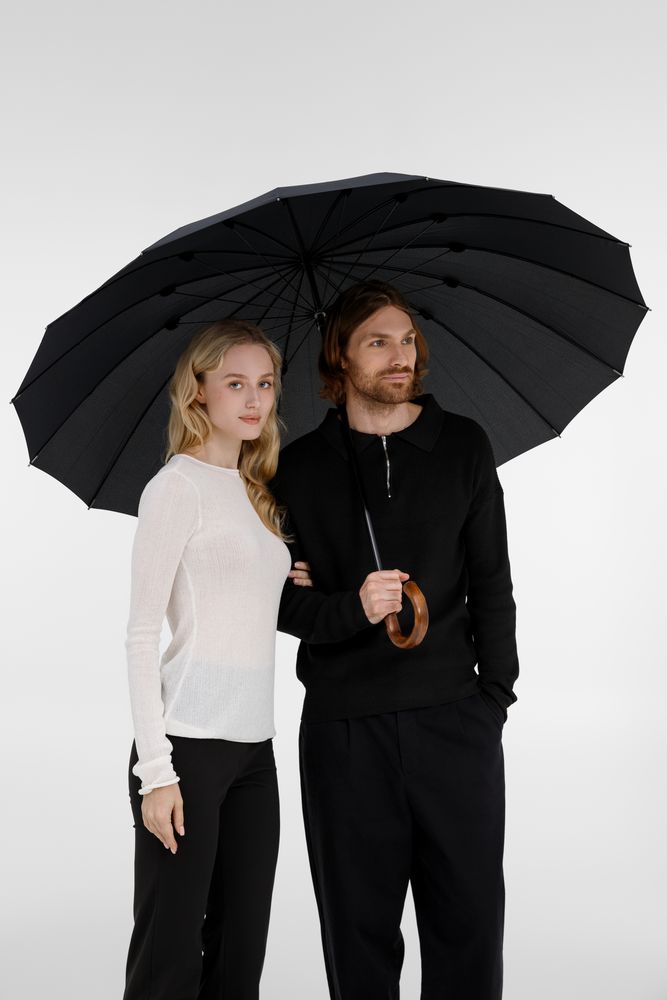 Зонт-трость Big Boss, черный — изображение 8