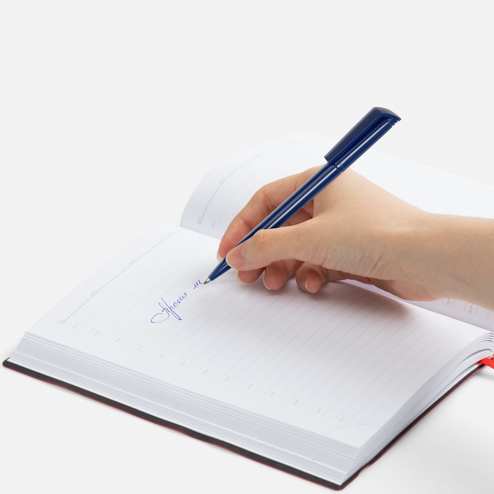 Ручка шариковая Flip, темно-синяя — изображение 5