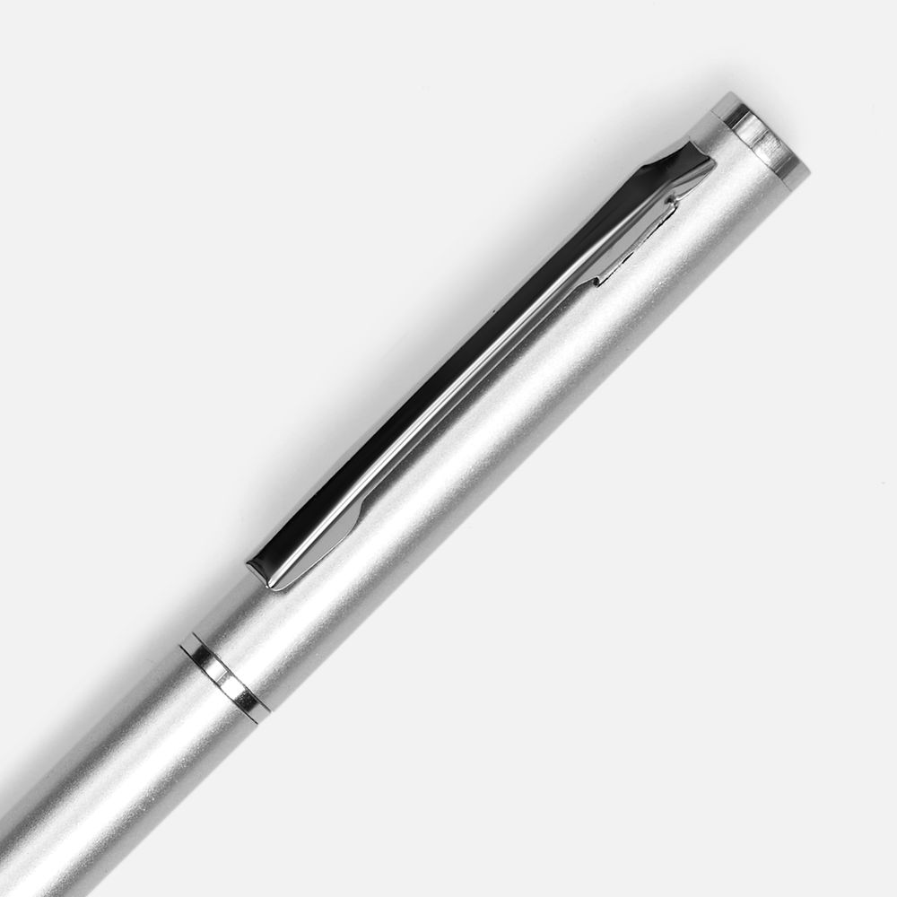 Ручка шариковая Hotel Chrome, ver.2, серебристая — изображение 4