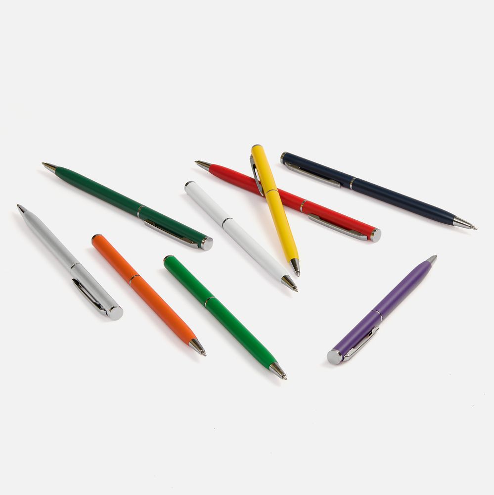 Ручка шариковая Hotel Chrome, ver.2, матовая фиолетовая — изображение 6